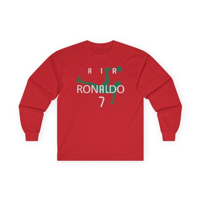 Portugal Legend Ronaldo Soccer Air Ronaldo 7'' Long Sleeve T-Shirt adult