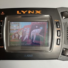Baseball Heroes Atari Lynx Game & Manual - Works