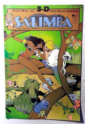 Salimba 3-D #1 (1986) Blackthorne Publishing 1st Print Comic Book