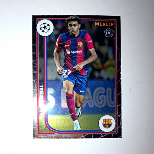 Topps Merlin Collections UCL 2024 Lamine Yamal FC Barcelona RC #27