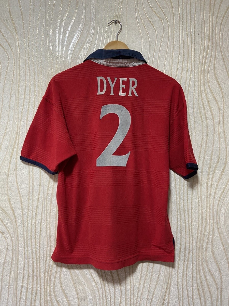 Umbro England 1999-2001 away jersey パイル ENGLAND 1999 2001