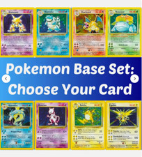 COMPLETE YOUR SET Pok mon Base Set - Choose Your Card 1999 Vintage WoTC - NM/LP