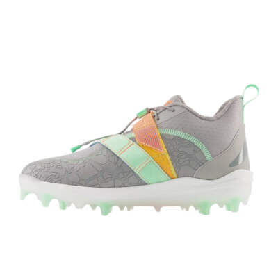 New Balance FuelCell Lindor COMPv2 Baseball Cleats Gray / Orange