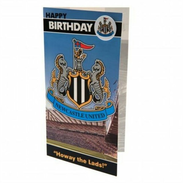 Newcastle United Crest Happy Birthday Card With Badge ...