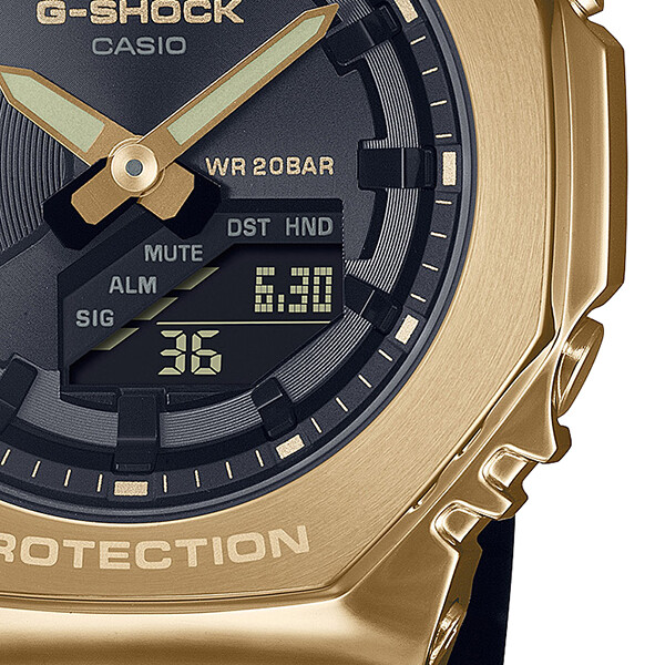 CASIO G-SHOCK GM-S2100GB-1AJF Black x Gold Analog Digital Men's