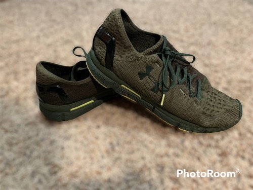 Under Armour Charged Army Green Shoes 