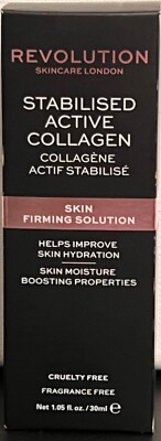 Revolution Skincare Stabilised Active Collagen 1.05 oz 30ml New/Sealed Free Ship