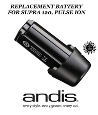 REPLACEMENT Lithium BATTERY for Andis SUPRA 120&Pulse Ion CORDLESS RBC CLIPPERS