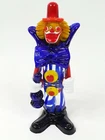 Vintage Art Glass Clown Made In Murano Italy
