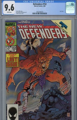 Defenders #152 (1986) Marvel CGC 9.6 White