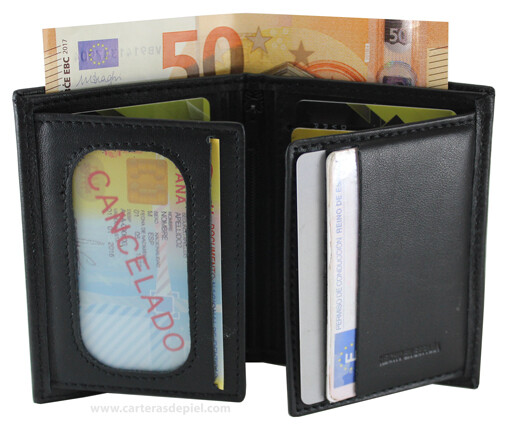 Cartera de piel autentica.PERSONALIZADA CON INICIALES