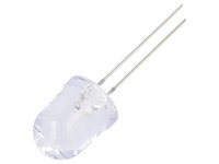 2X OSG5DSA131A Led 10Mm Flackernd GrüN 7000-8400Mcd 30° Front: GewöLbt Optosuppl