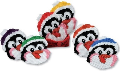 Plastic Canvas Pattern Book TISSUE BOXES & COASTERS ~ Christmas, Pies, Fall ++ - Picture 5 of 9