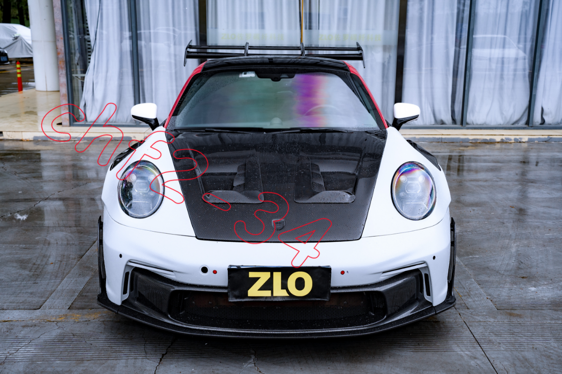 ポルシェ 911 GT3 RS ハードカバーカタログ For Porsche 911 992 Dry Carbon Fiber GT3 RS style Engine Hood
