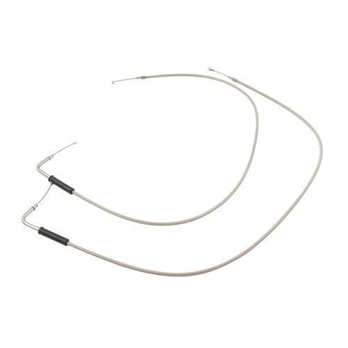 110cm Stainless Throttle Cable Fits Harley Sportster XL1200 883 Dyna Road King - Bild 4 von 8