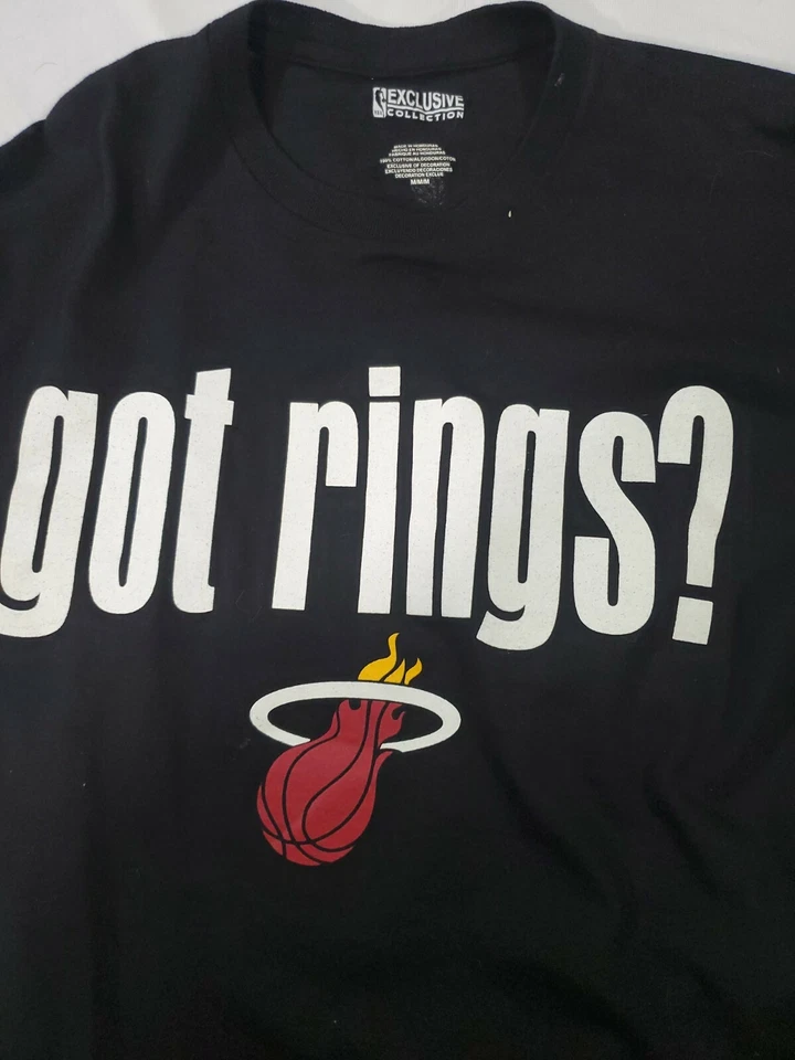 Miami Heat Got Rings Tshirt Size Medium  - Image 4 of 4