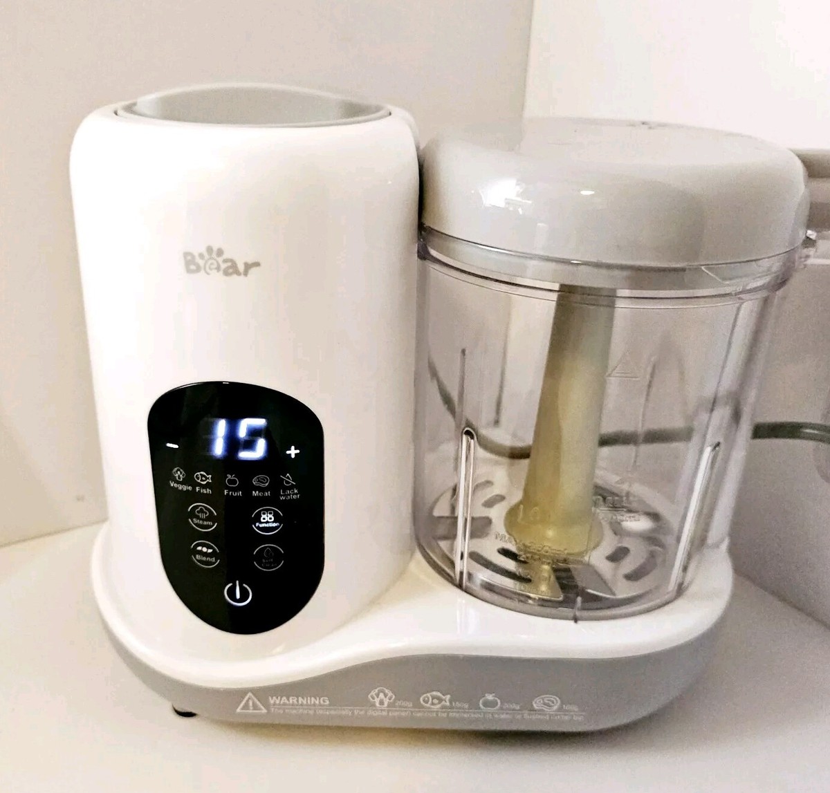 BEAR Baby Food Maker One Step Baby Food Processor Steamer BEAR Baby Food Maker One Step Baby Food Processor Steamer
