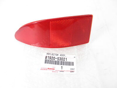 Genuine Lexus 81920-53021 Driver Rear Bumper Reflector Trim 06-13