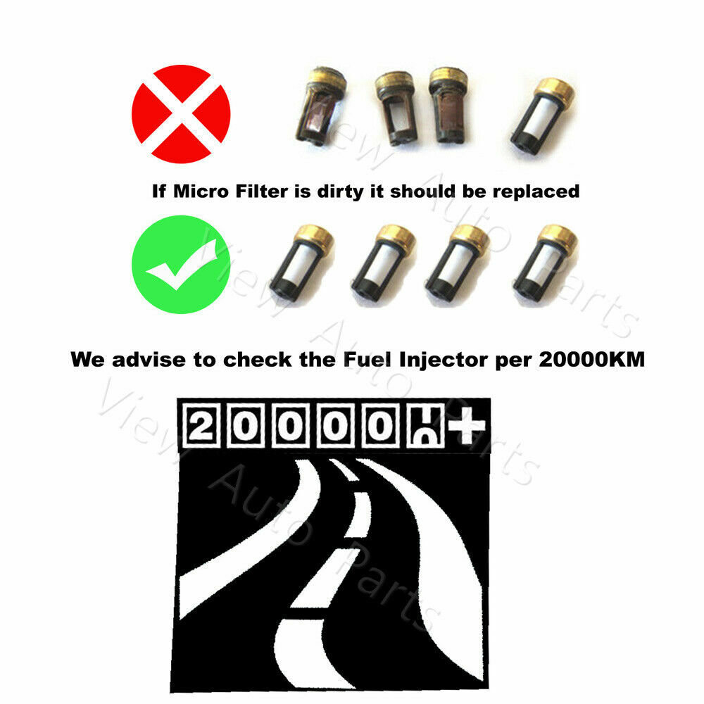 4 set Toyota Camry Corolla Highlander Matrix Fuel Injector Repair Seal Kit FJ758