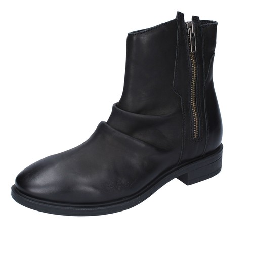 Scarpe donna INUOVO 36 EU stivaletti nero pelle BQ993-36 | eBay
