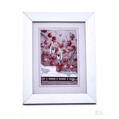 Vintage Kunstdruck mit Bilderrahmen, gerahmt | Abstrakt | 18,5 x 24 cm - Bild 1 von 4