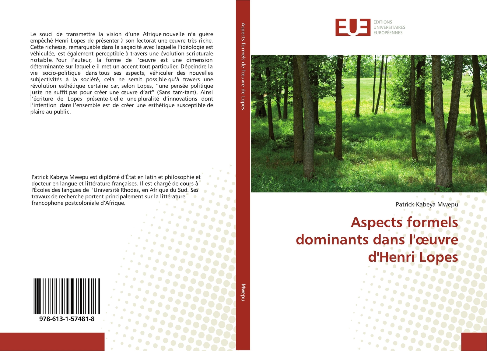 Aspects Formels Dominants Dans L'¿uvre D'henri Lopes | Patrick Kabeya