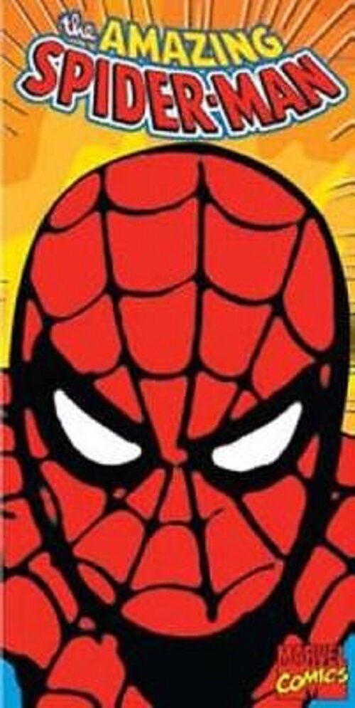 SPIDERMAN Red Face Beach Towel 150 x 75