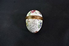 Halcyon Days Bilston And Batttersea Enamel A Token Of Love Egg Trinket Ring Box