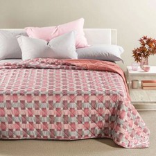 Copriletto trapuntato River di Caleffi in Microfibra - dimensioni varie AB515