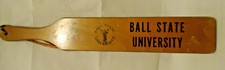 VINTAGE 1960'S BALL STATE UNIVERSITY KAPPA KAPPA FRATERNITY PADDLE 22