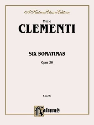 Six Sonatinas : Opus 36 for Piano, Paperback by Clementi, Muzio, Brand New, F...