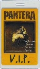 PANTERA 1994-95 LAMINATED BACKSTAGE PASS DIMEBAG DARRELL