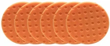 6 PK Lake Country orange foam light cutting CCS Foam Pads DA 5.5"