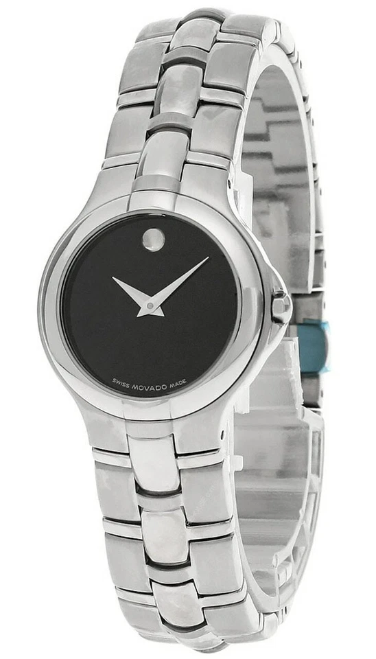 MOVADO Medalist Stainless Steel Black Dial Women's Watch 0604803