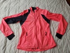 Brooks Jacket Shelter Technology Women s Small S Full Zip Pockets Pink Polyester