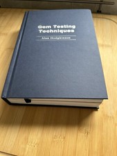Rare New Gem Testing Techniques By Alan Hodgkinson 1st Ed Book, Diamond Grading