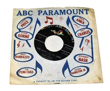 Paul Anka The Story of My Love / Don't Say Your Sorry 1958 ABC-Par 10168 45 VG+