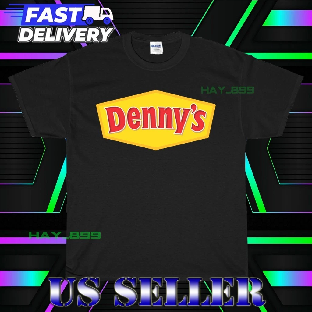 NEW SHIRT DENNY'S RESTAURANT LOGO T-SHIRT FUNNY AMERICAN USA UNISEX SIZE S-5XL