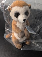 Ganz 2025 Webkinz Next Meerkat Plush NEW 2 Adoption Codes Gen3 Brand New Sealed