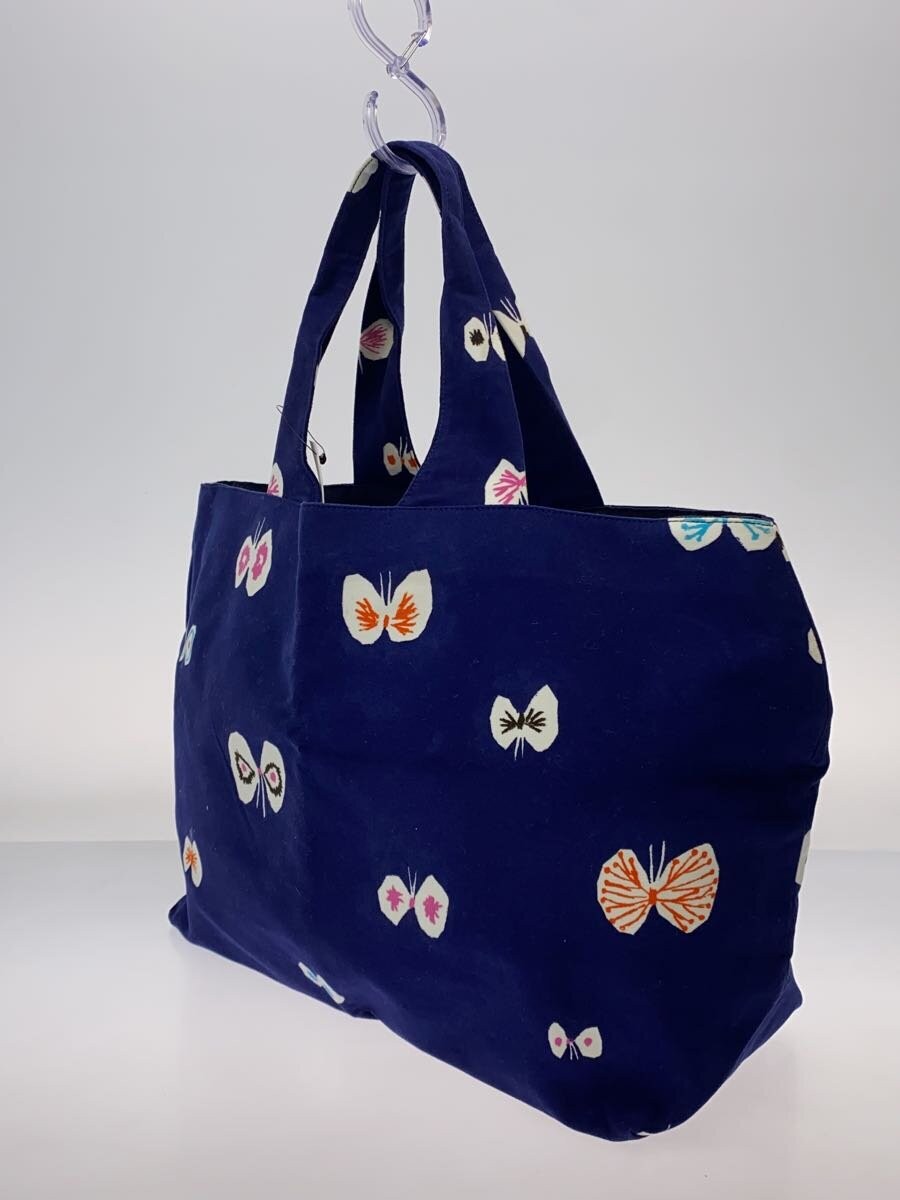 ミナペルホネン pocket bag hana hane mina perhonen Panini Bag, Cotton, NVY, All-Over Print, Hana