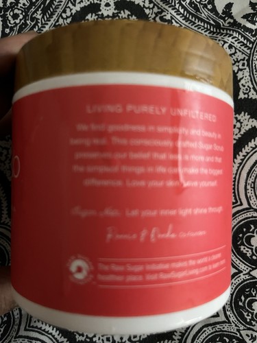 NEW RAW SUGAR SCRUB, Watermelon + Fresh Mint, 15 oz - 第 3/4 張圖片