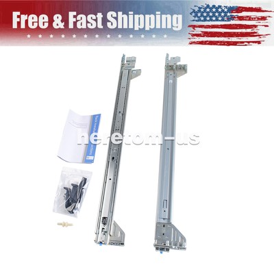GWJY0 NEW For DELL R810 R820 R815 R910 2U Sliding Server Rail Kit C212M