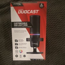Sealed HyperX DuoCast USB Condenser Mic RGB L...