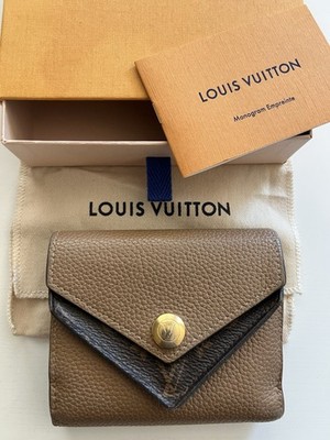 Louis Vuitton Double V Compact Monogram & Leather Wallet