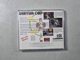 Virtua Cop (Sega Saturn, 1995) Complete CIB Manual Tested NOT FOR RESALE