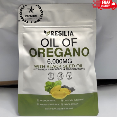 #ad #ad 2 in 1 Oil of Oregano amp; Black Seed Softgels with Carvacrol Immune Support $20.99