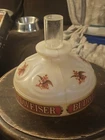 Vintage Budweiser Beer Bar Oil Lamp Hanging Lamp Sconce rare sign Light ONLY pub