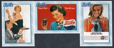 Pepsi-Cola 1994 Dart 3 Trading Card Advertisement Lot