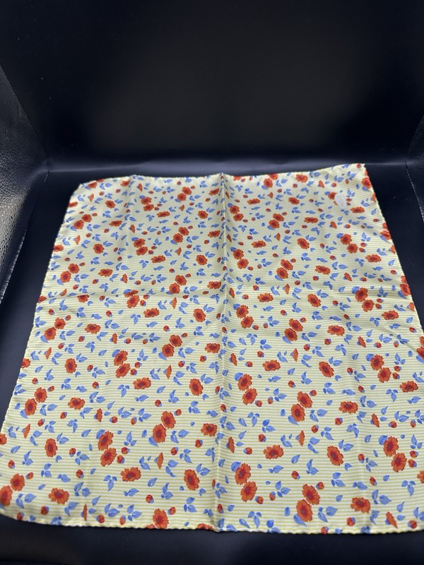 Eton Cornflower Silk Pocket Square