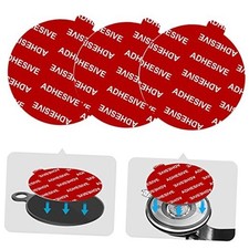 Dashboard Pad Mounting Disk Sticky Adhesive Replacement Kit, 3pcs 2.76" 70mm 